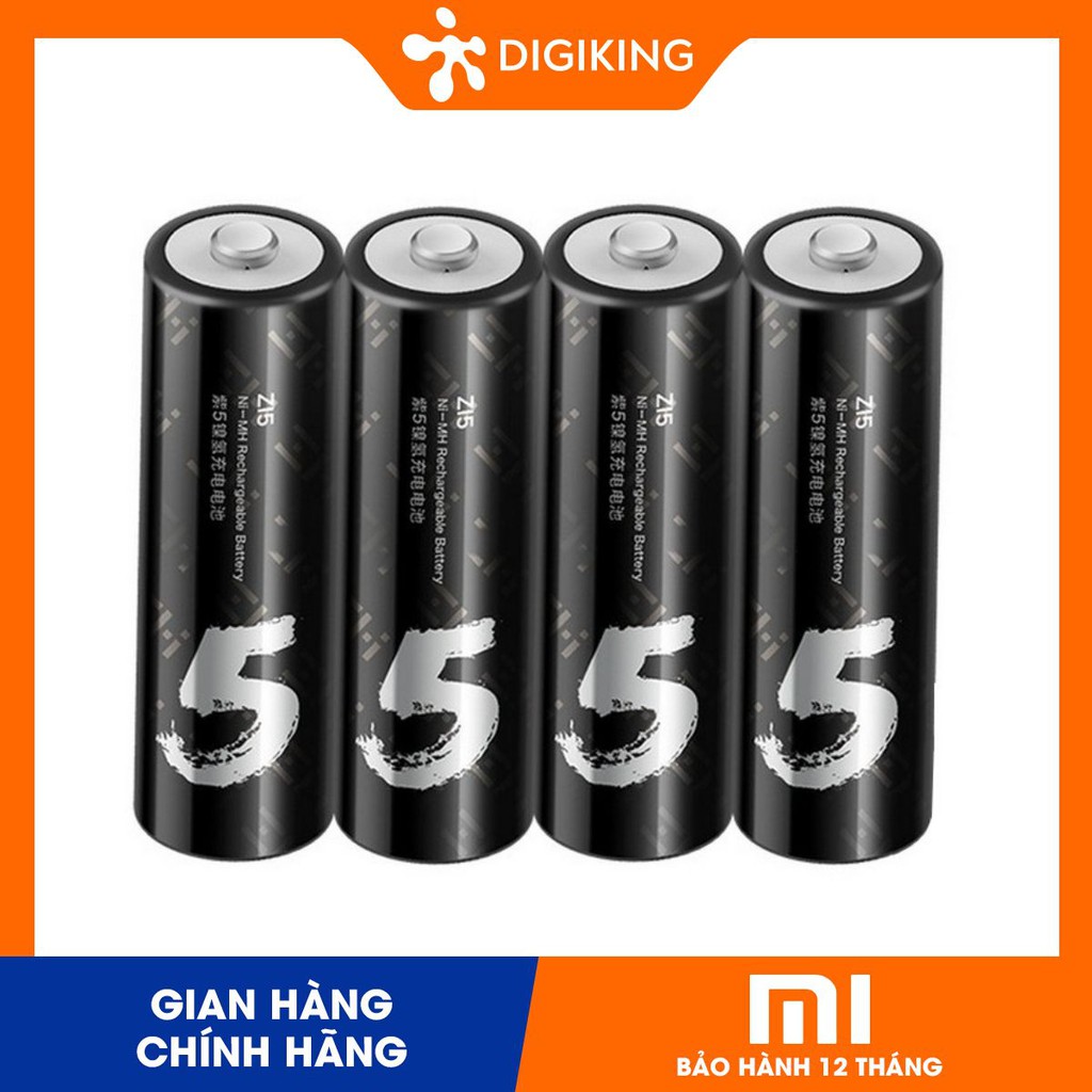 4 viên Pin tiểu sạc nhiều lần AAA # Rechargeable Batteries ZI7