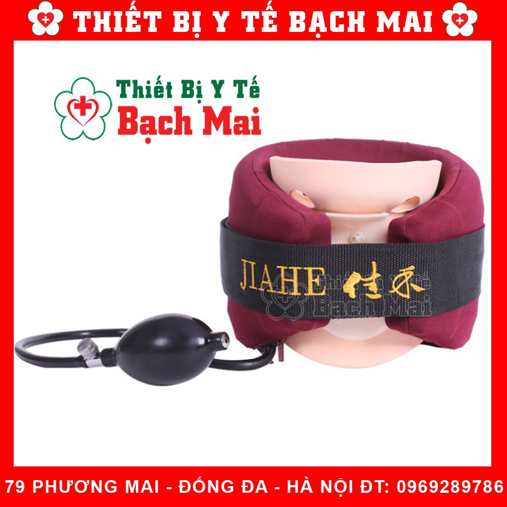 Đai Kéo Giãn Cột Sống Cổ Hơi Điều Trị Thoát Vị Thoái Hóa Cổ JQB08