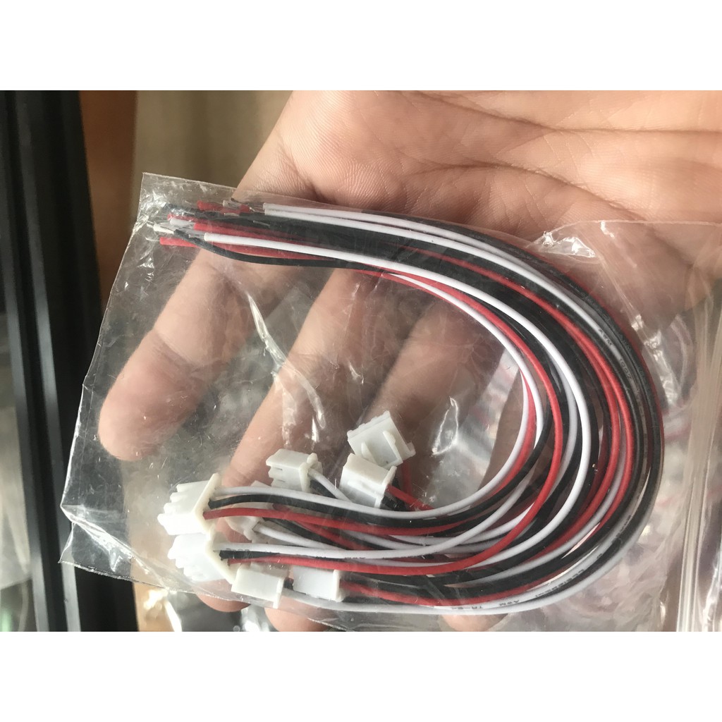 combo 10 jack cắm điện 3 chân, 2..54