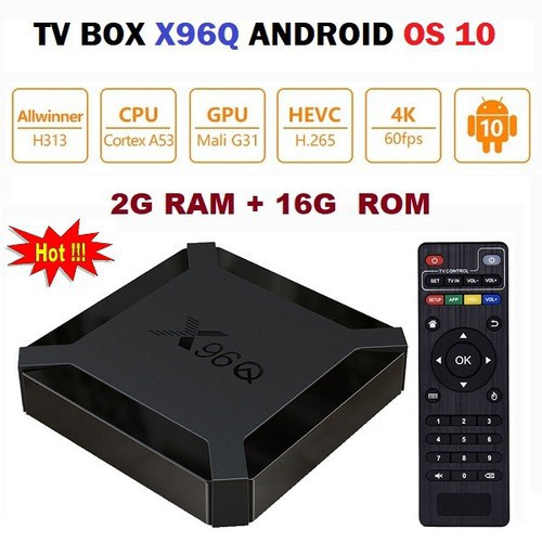 TV box X96 RAM 2Gb android 10