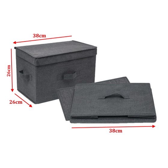 Túi Hộp Vải Đựng Đồ Đa Năng - Thùng Đựng Quần Áo Gấp Gọn Tiện Ích
