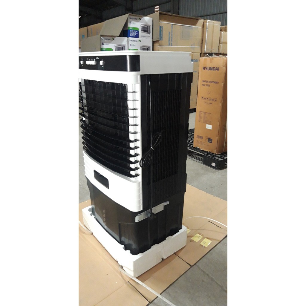 Quạt Điều Hoà Hơi Nước Đại  Hyundai Hàn Quốc HDE 6080R 80L 240W Làm Mát 70m2 Lưu Lượng Gió 10.000m3