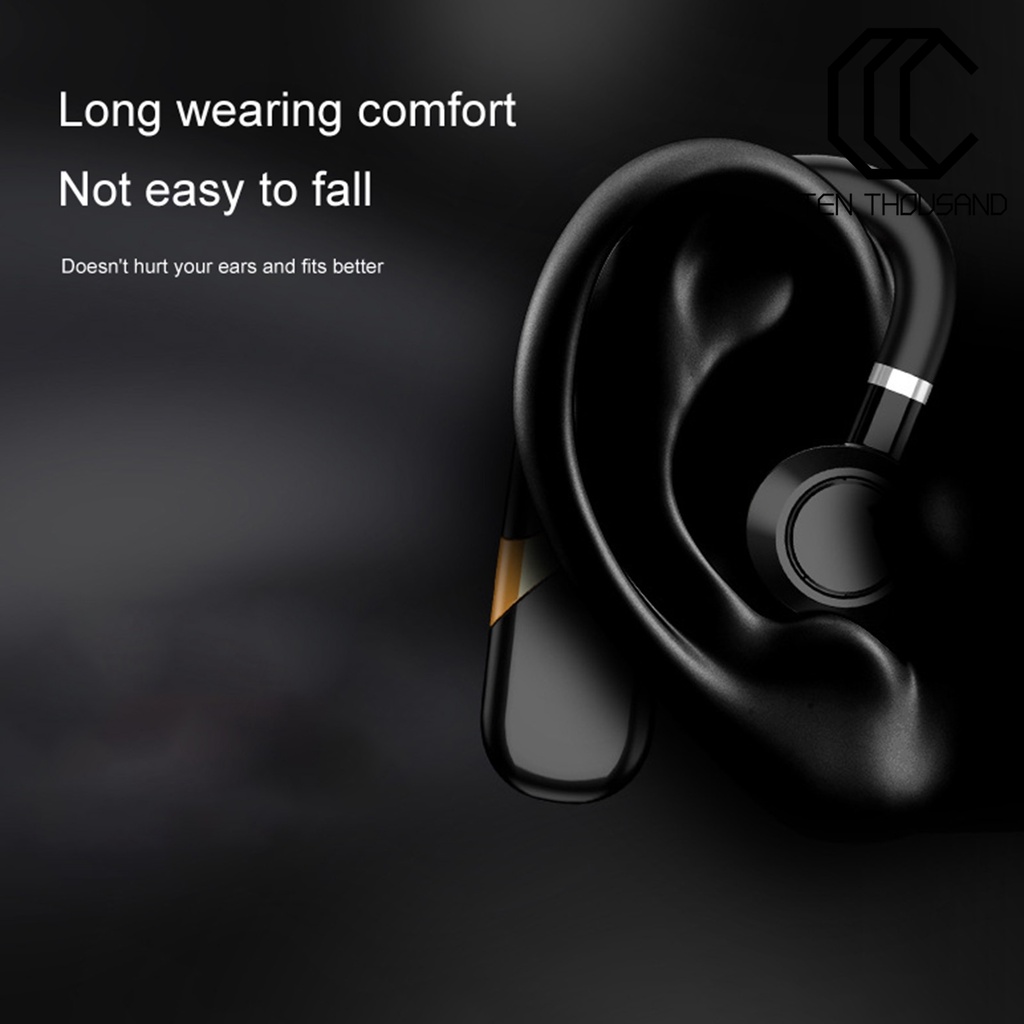 ♋1 Tai Nghe Bluetooth Không Dây IPX7 Móc Vành Tai Chống Nước Cho Điện Thoại