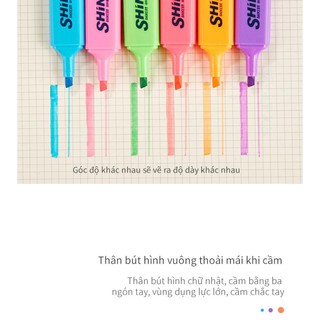 Bút Dạ Quang BAOKE 7 Màu