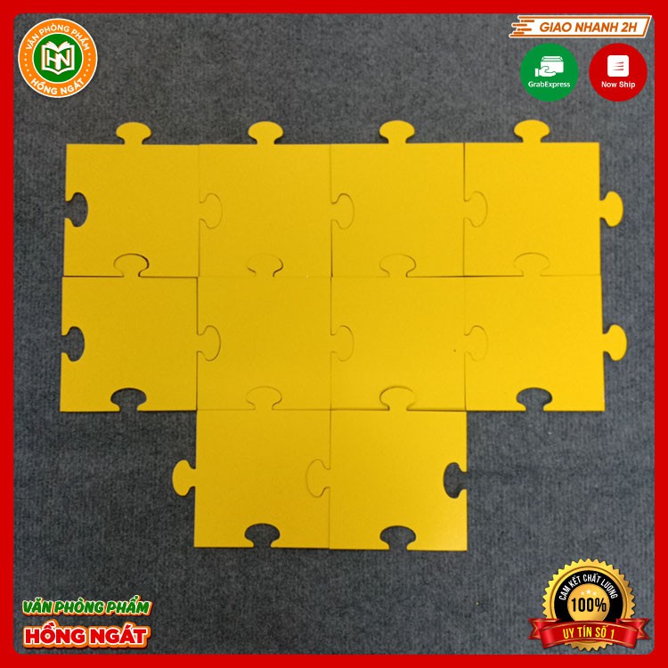 Đồ chơi giáo dục bộ xếp hình puzzle chất liệu alu, đồ dùng làm giáo cụ dạy học của giáo viên trong dạy học