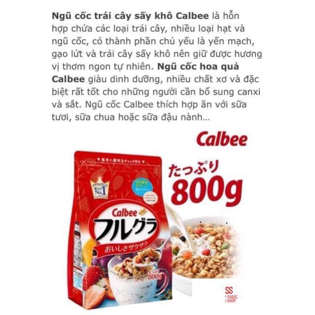 Ngũ cốc Calbee 750g Nhật Bản