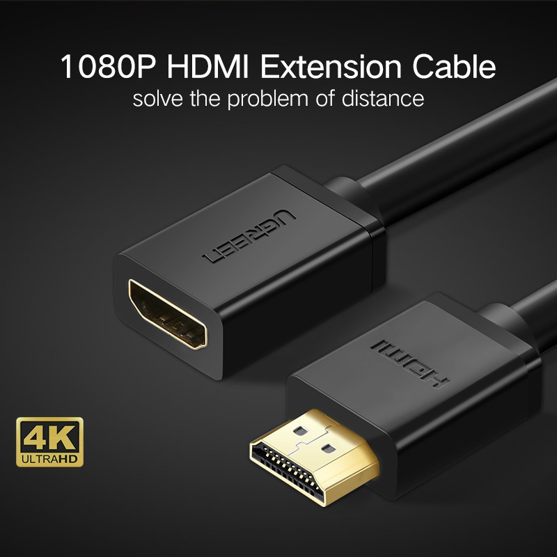 Cáp nối chuyển đổi giắc cắm sang cổng cắm HDMI 1080P 3D cho PC/HDTV/máy chiếu