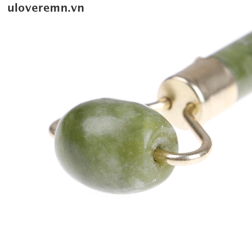 1 Cây Lăn massage Mặt / Cơ Thể Bằng Đá Ngọc Bích Chống Lão Hóa