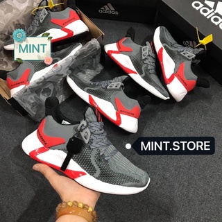Giày thể thao sneaker alpha bounce 2020 xám viền đỏ