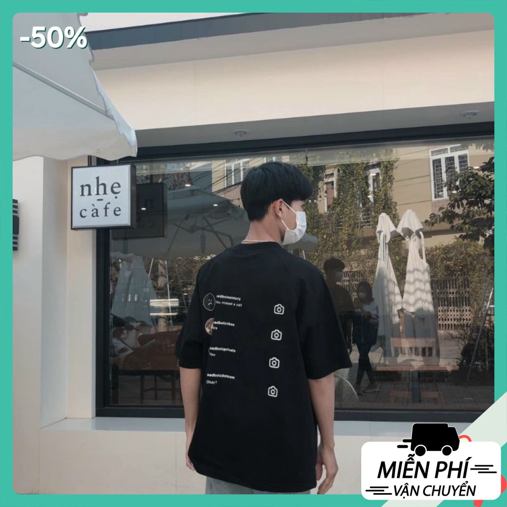 Áo thun nam nữ sad boiz sadtagram, Áo thun tay lỡ form rộng Sadboiz Sadtagram phông form rộng oversize cotton dáng xuông | BigBuy360 - bigbuy360.vn