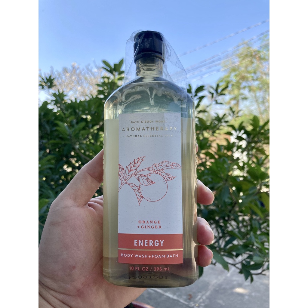 Sữa tắm Bath & Body Works Aromatherapy Energy (Orange+Ginger) 295ml