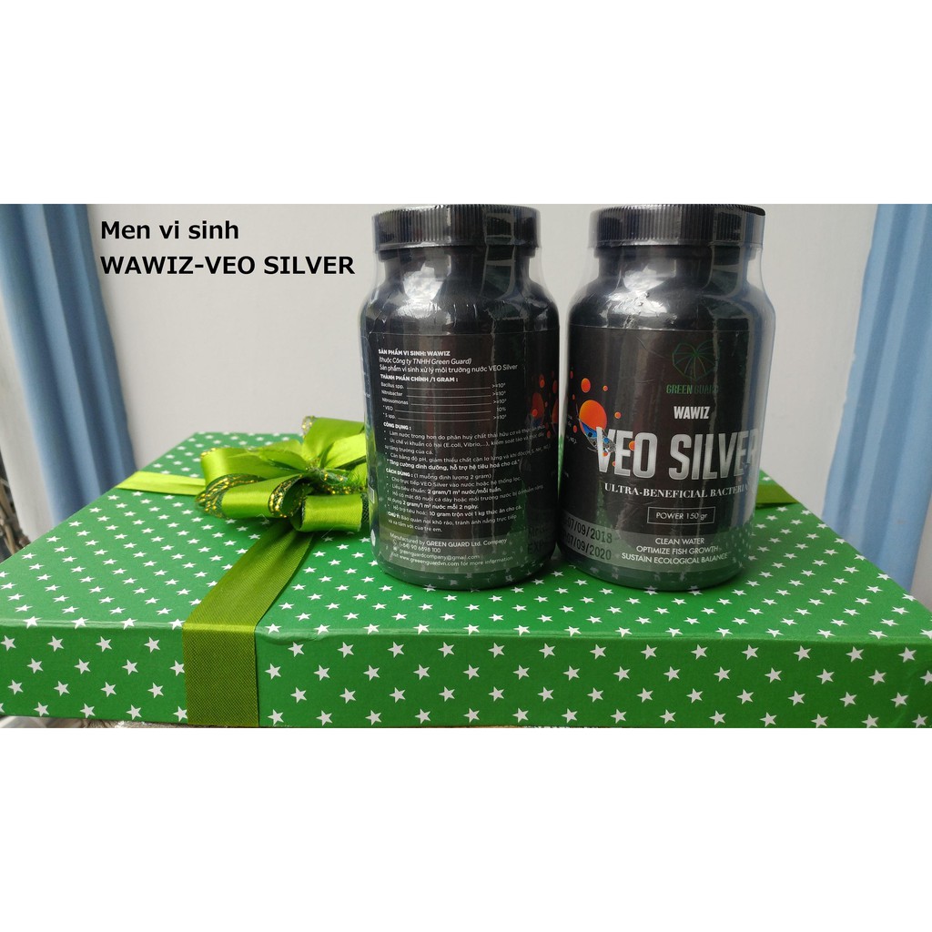 Men vi sinh Wawiz VEO SILVER. Ví sinh làm trong nước, phân hủy chất thải