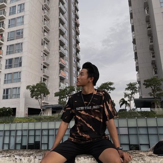 SET ÁO THUN NATTHY TIE-DYE + QUẦN NGỐ ĐEN