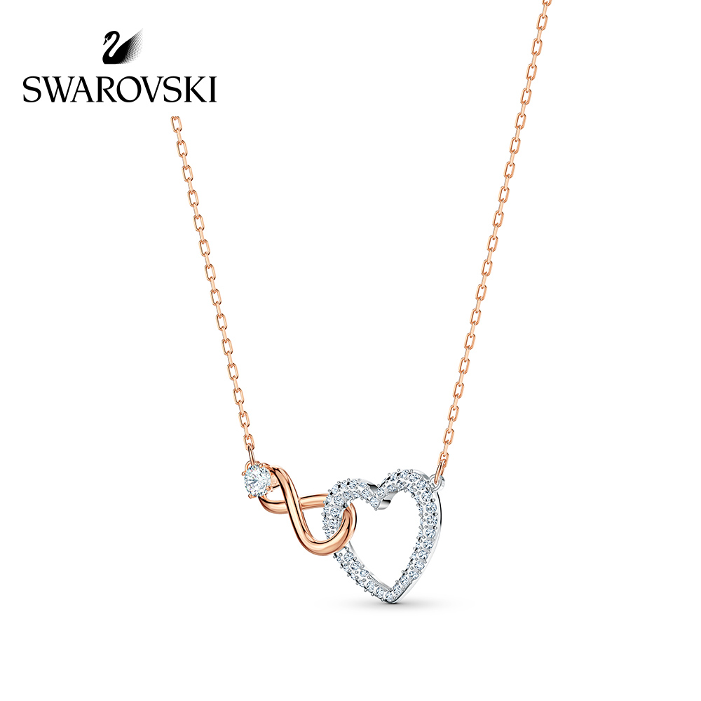 FREE SHIP SET Nữ Swarovski INFINITY Tình yêu vĩnh cửu [Wang Yibo Same Style Series] Crystal FASHION cá tính Trang sức trang sức đeo THỜI TRANG