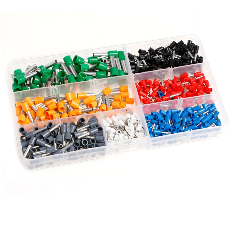 Set 600 Đầu Nối Dây Điện Cách Nhiệt Cho Cooper Ferrules