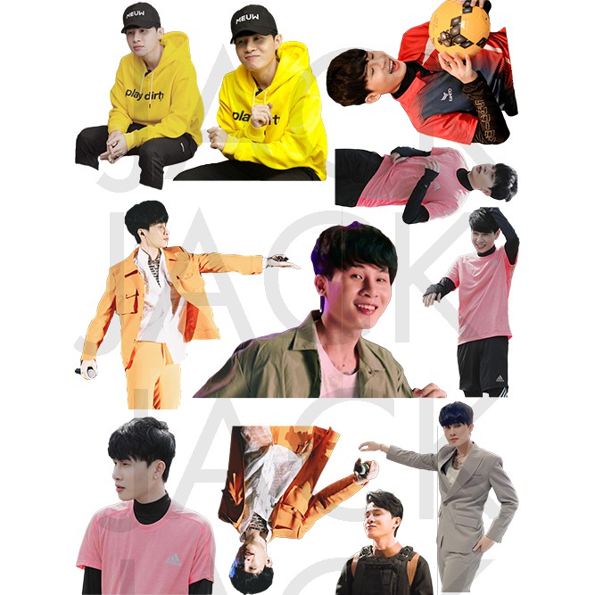 SET STICKER JACK  SET A5 - 10 HÌNH SET MỚI