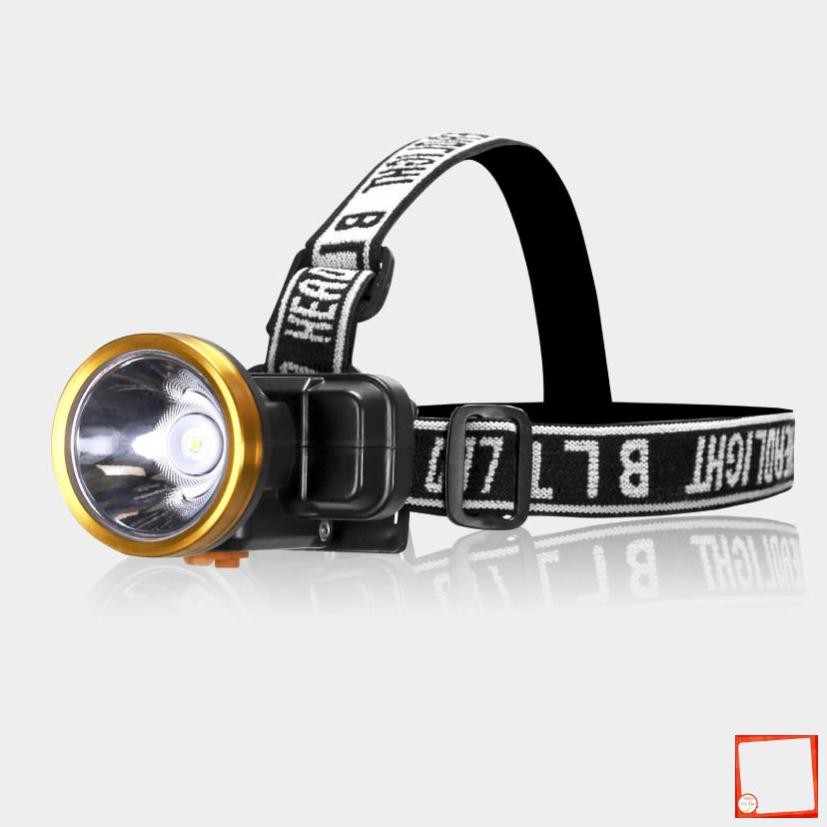 Đèn pin đội đầu Điện Quang ĐQ PFL16 R BLY WW (Pin sạc Lithium, Đen – Vàng, 2.5W, warmwhite)