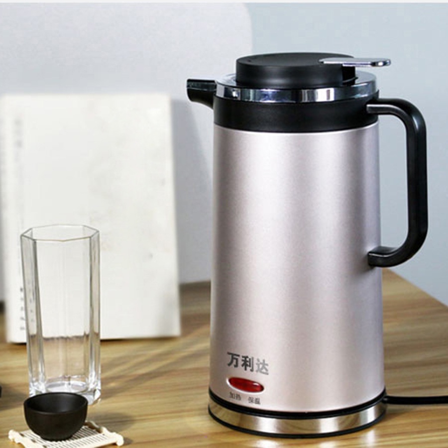 Ấm Đun Nước Siêu Tốc Kiêm Bình Giữ Nhiệt Dung Tích 2L Đa Năng 2in1 Tiện Dụng