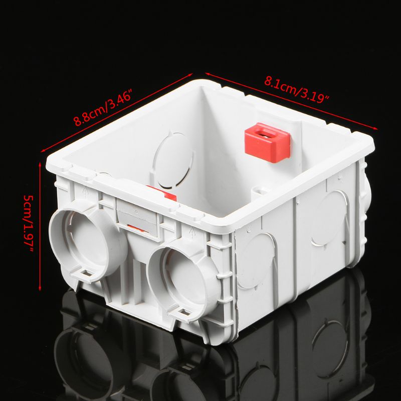 Hộp Nhựa PVC 86 Loại Đựng Công Tắc Gắn Tường Tiện Dụng