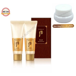 [ Chính Hãng ] sữa rửa mặt và tẩy trang đông y hoàng cung whoo Facial foam cleanser 40ml