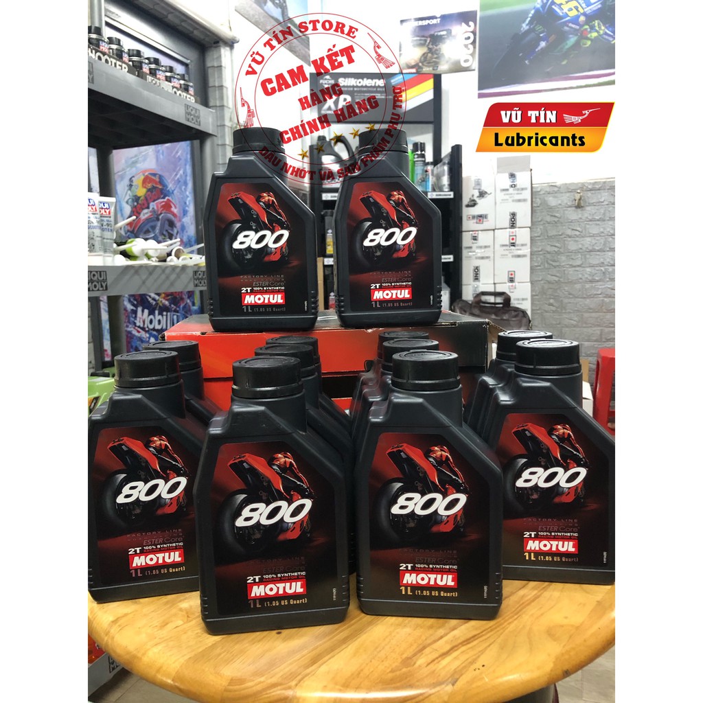 Dầu nhớt phụ trợ Motul 800 2T Factory Line ROAD RACING