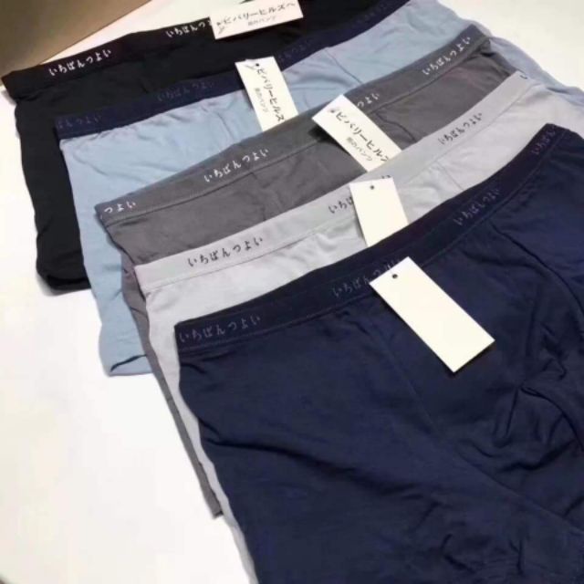 Quần Lót Nam, Quần Chip Đùi Nam Cotton Nhật Cao Cấp (vải thun 4 chiều co dãn cực mát)
