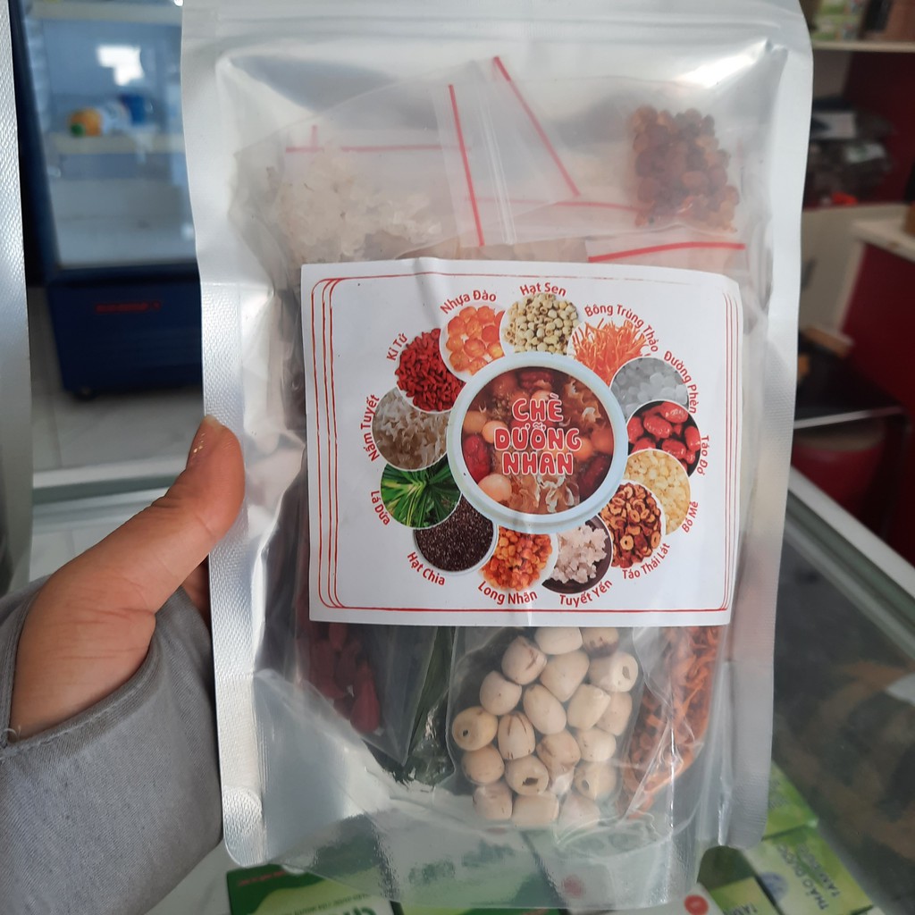 HOT] COMBO GÓI LỚN Nguyên liệu chè dưỡng nhan tuyết yến 12 vị thảo dược thanh nhiệt giải độc cơ thể 100gr