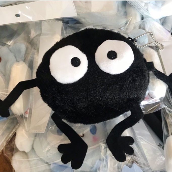 Ví đựng tiền xu kiểu dáng động vật hoạt hình dễ thương chất liệu lông nhung