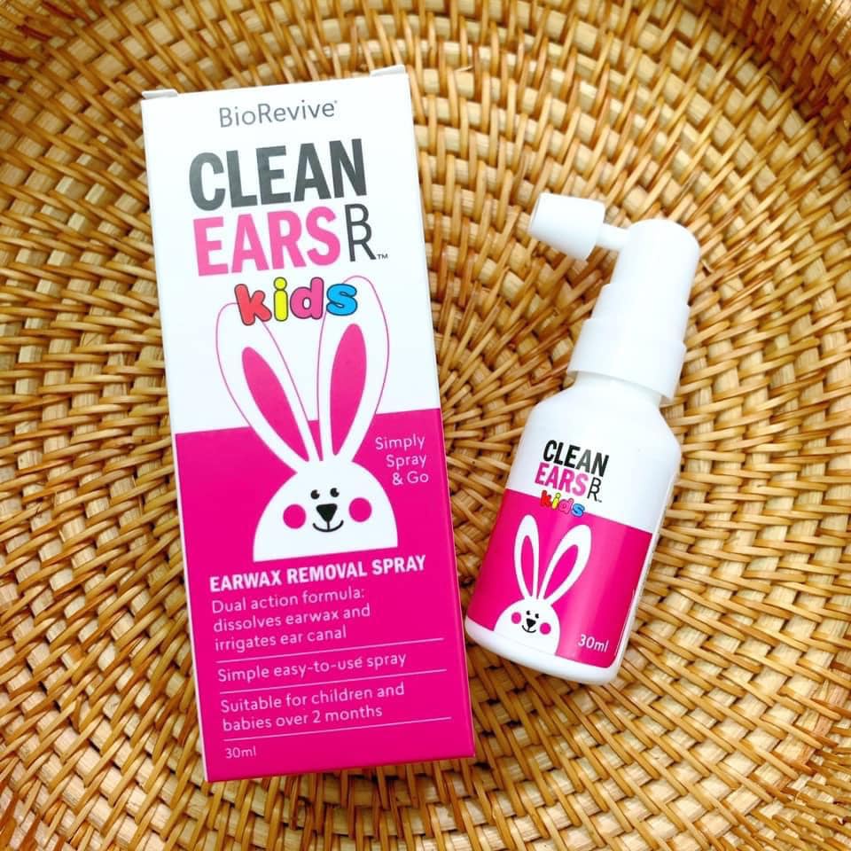 Xịt Tan Ráy Tai Cho Bé - Cleanears Kids - 30ml