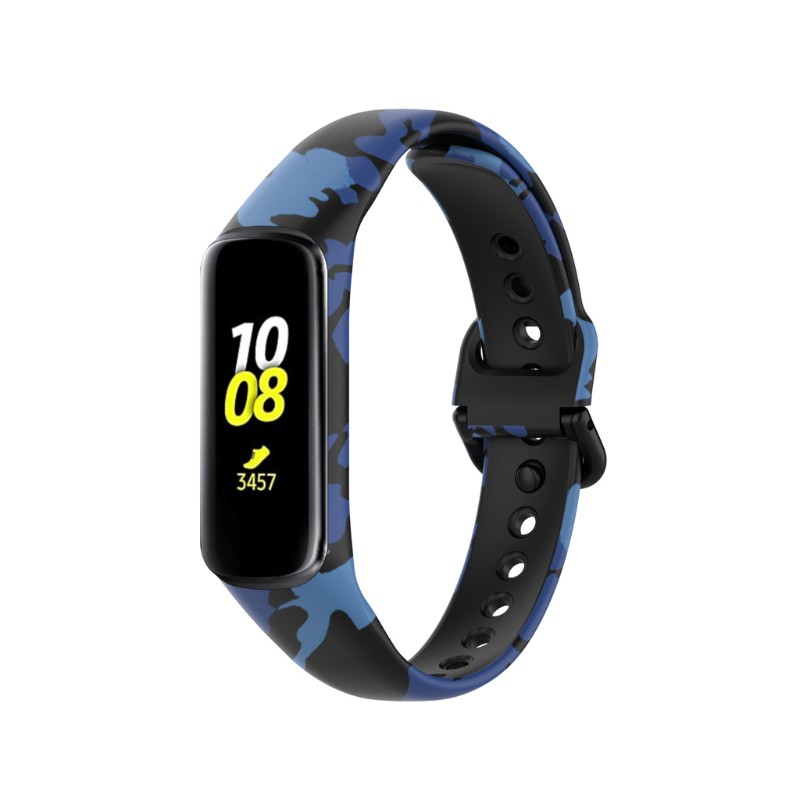 Dây Đeo Silicon Họa Tiết Hoa Cho Đồng Hồ Thông Minh Samsung Galaxy Fit 2 Sm-R220