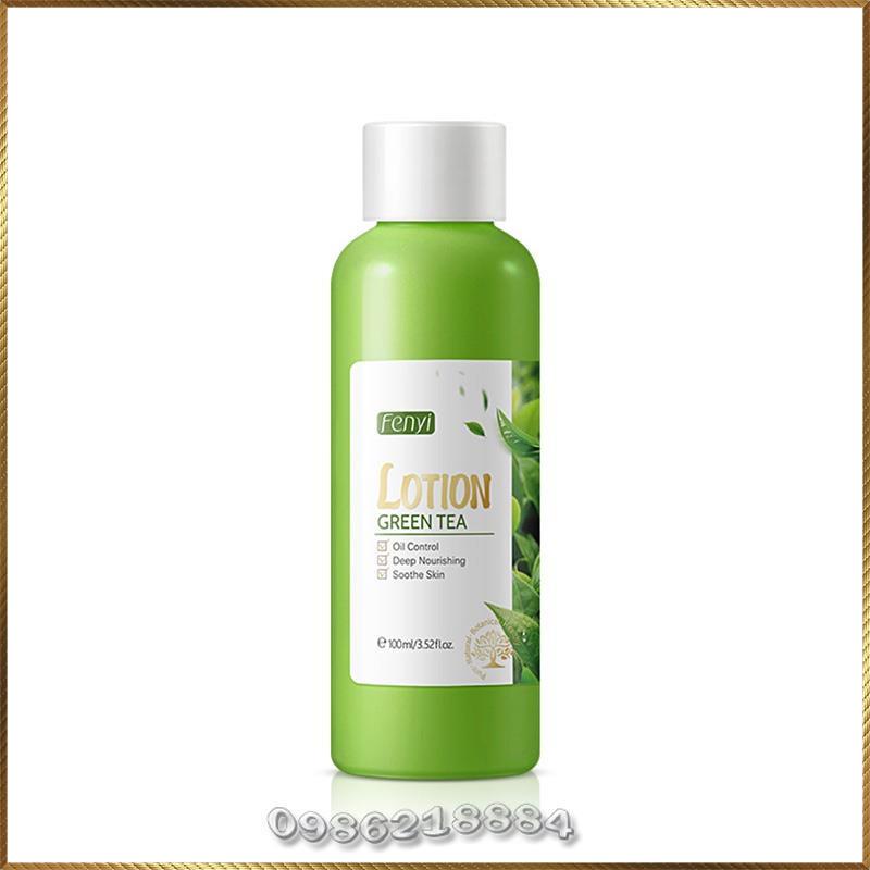 Sữa dưỡng chiết xuất Trà Xanh Fenyi Green Tea Lotion giảm mụn dưỡng ẩm da FTL6