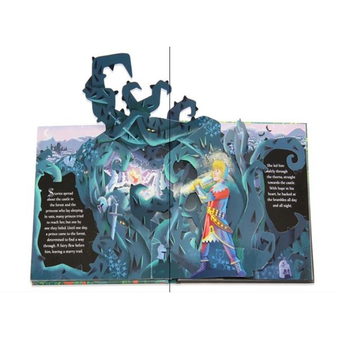 Sách - Anh: Pop-up Fairy Tales Sleeping Beauty