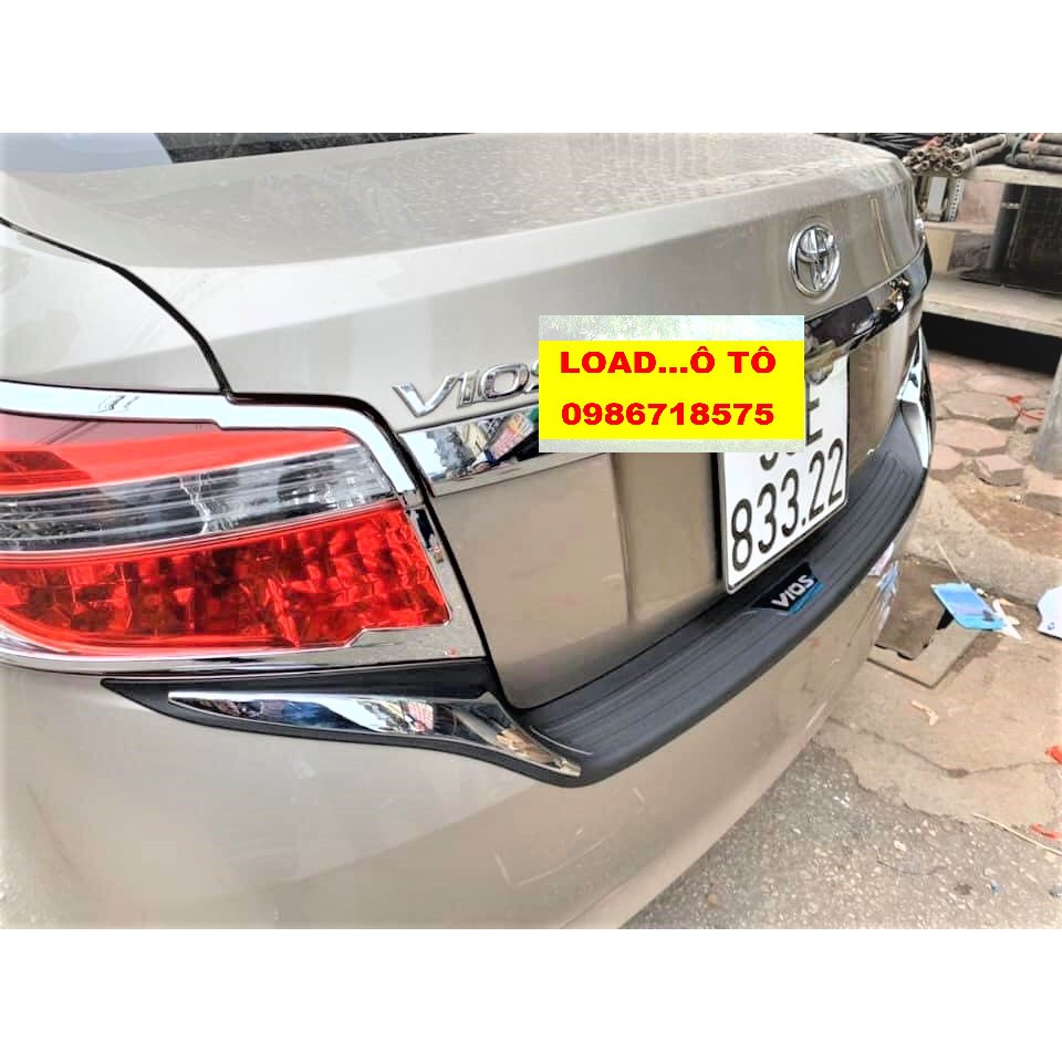 Chống Trầy cốp Xe Toyota  Vios 2014-2018, Đuôi Gió Liền Cốp Vios 2014-18, Ốp Mặt Calang Vios 2014-2020