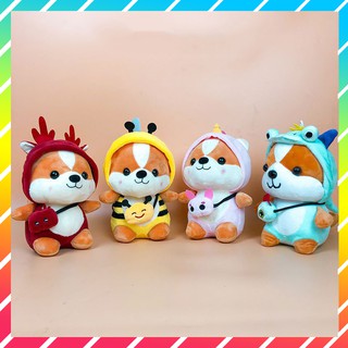 Gấu bông chó shiba chó bông shiba cosplay cute cao cấp
