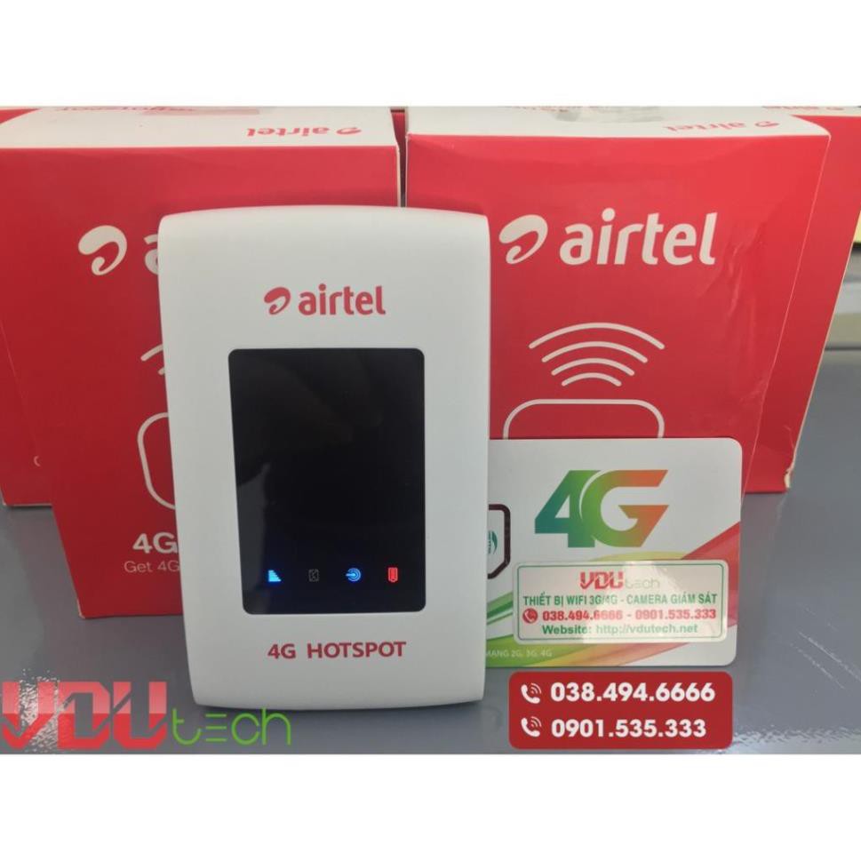 Bộ Phát Wifi 4G ZTE MF920 - Airtel - Hỗ trợ 32 thiết bị kết nối - 4G tốc độ cao - phù hợp cho xe khách, tàu du lịch