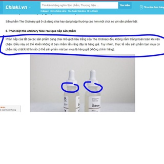 The Ordinary AHA 30% + BHA 2% Peeling Solution Phân loại chai 30ml