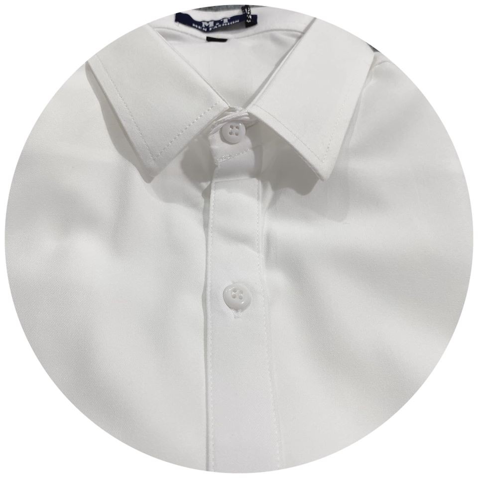 SƠ MI NAM TAY DÀI ĐỦ SIZE- TRẮNG - ĐEN - XANH NGỌC | BigBuy360 - bigbuy360.vn