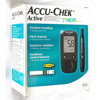 Máy đo đường huyết, que thử đường huyết Accu-Chek ® Active hành chính hãng của Đức