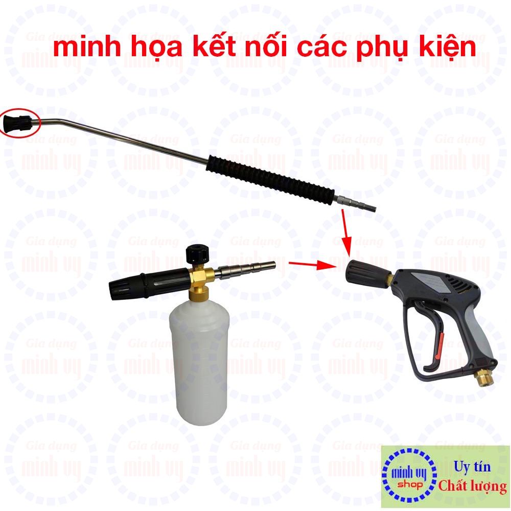 Khớp nối nhanh cho cần súng Ý (phù hợp máy Nilfisk Kew)