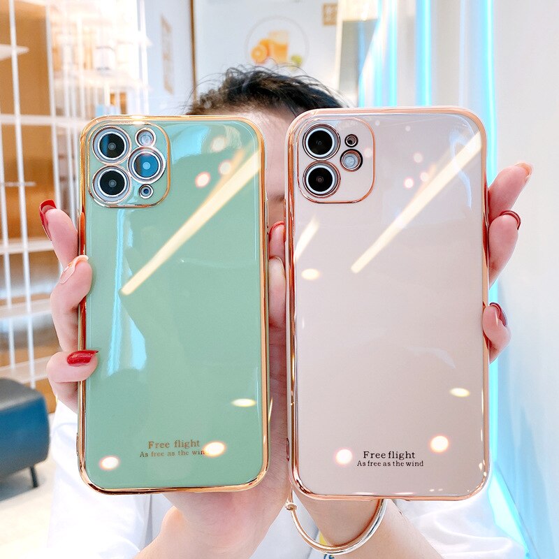 Ốp điện thoại cho OPPO Reno 6 6Z 5 5G A54 A94 A92 A53 A93 TPU mềm mạ điện chống rơi Ốp