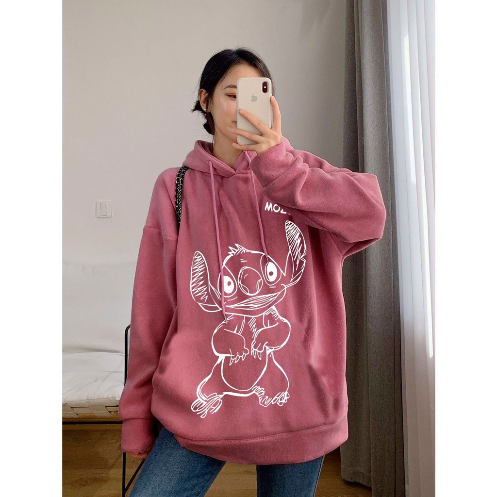 Áo Hoodie In Hình Stick Hot Trend Vải Nỉ