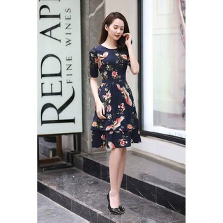 ĐẦM XÒE HẠC 3 TẦNG (có 3 màu để chọn lựa)