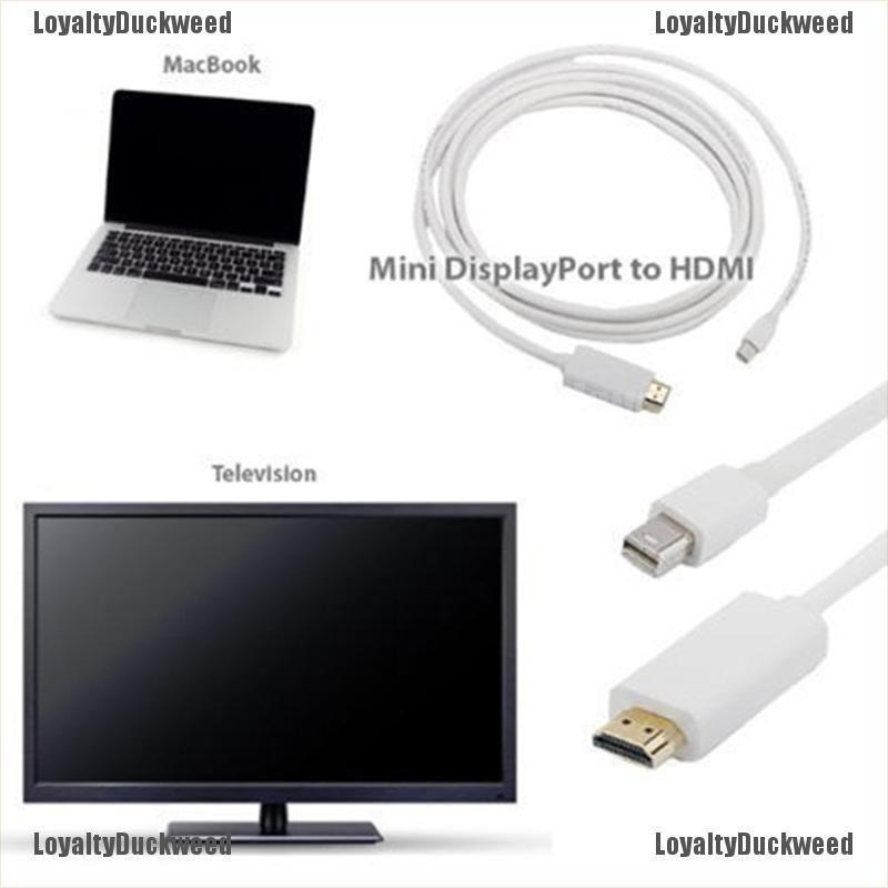 Dây cáp kỹ thuật số chuyển đổi cổng Mini Dp sang HDMI TV AV HDTV cho MAC Macbook Pro