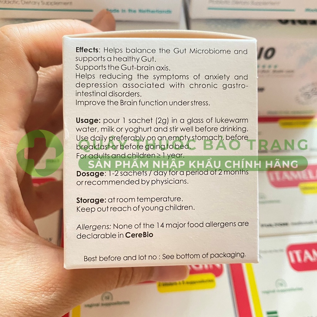 Cerebio - Men vi sinh Hỗ trợ cải thiện sức khỏe đường ruột