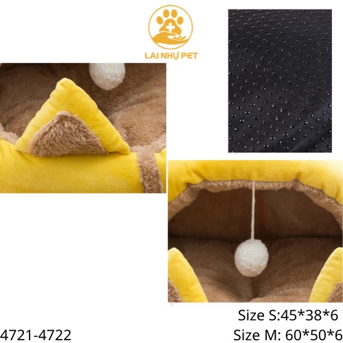 NHÀ NGỦ TAI MÈO CHO THÚ CƯNG - LAI NHỰ PET