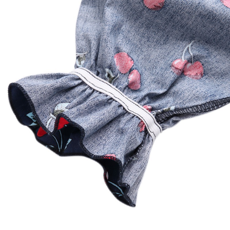 Quần dài cotton lưng thun họa tiết xinh xắn cho bé