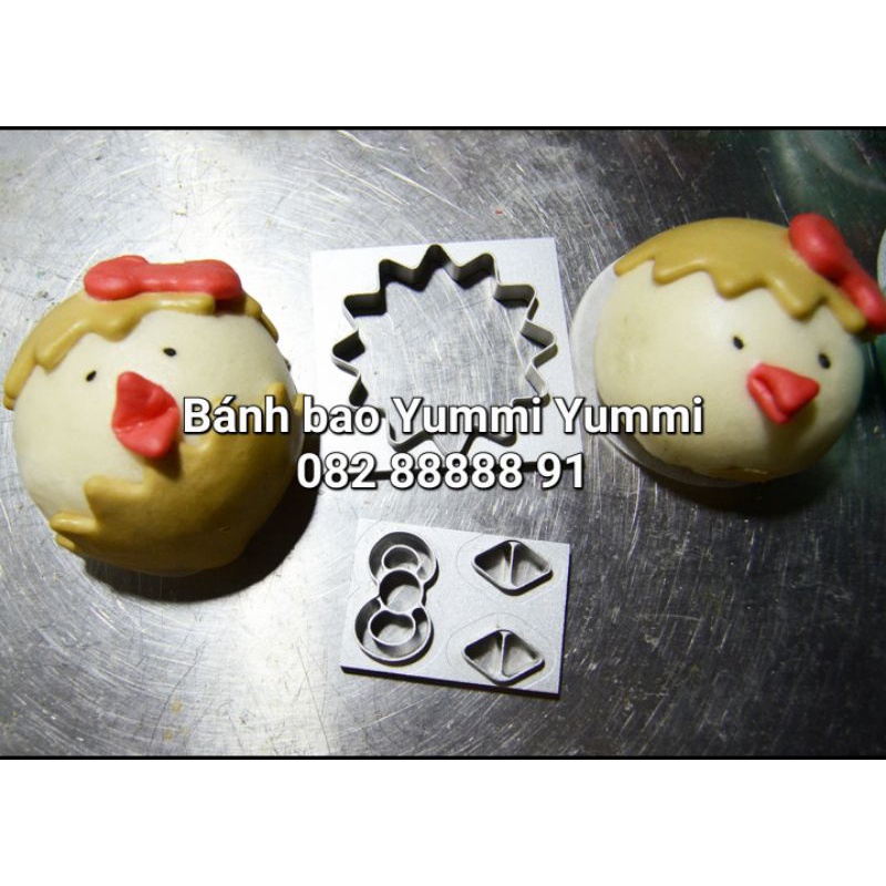 Tổng hợp khuôn nhôm làm bánh bao / fondant tạo hình