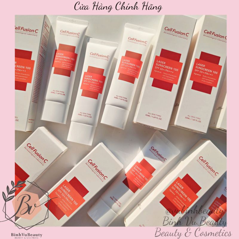 Kem Chống Nắng Cell Fusion C Laser Sunscreen 100 SPF 50+/PA+++