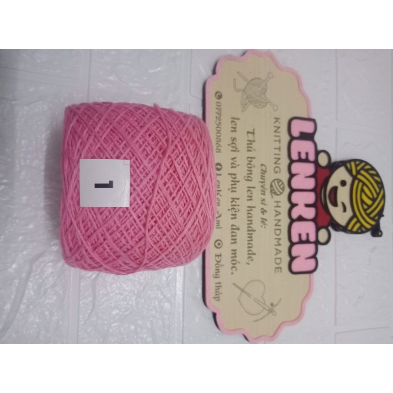 Sợi cotton 100% sợi se 0.8-1mm