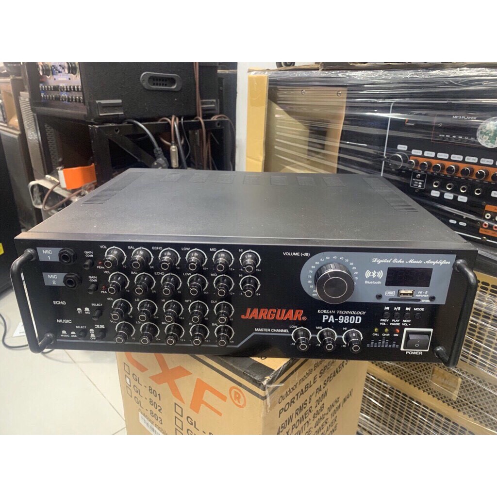 Amply Jarguar Suhyoung PA-980D phối hợp dàn loa, hát karaoke gia đình - hiệu chỉnh chuẩn xác - âm thanh sống động